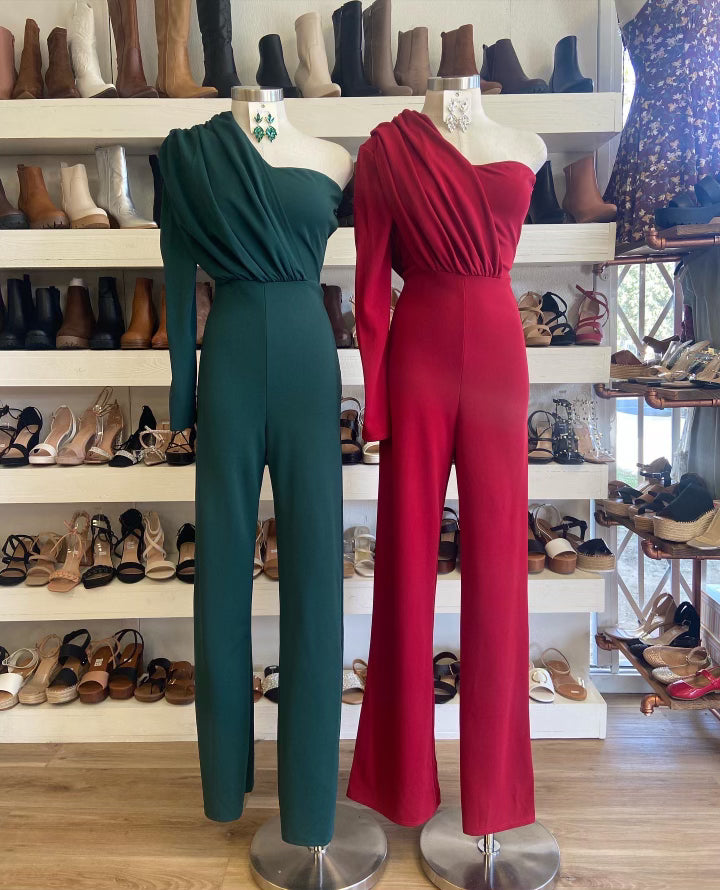 Off shoulder jumpsuit