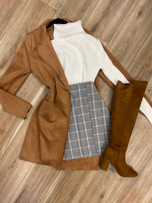 Suede Tan Coat